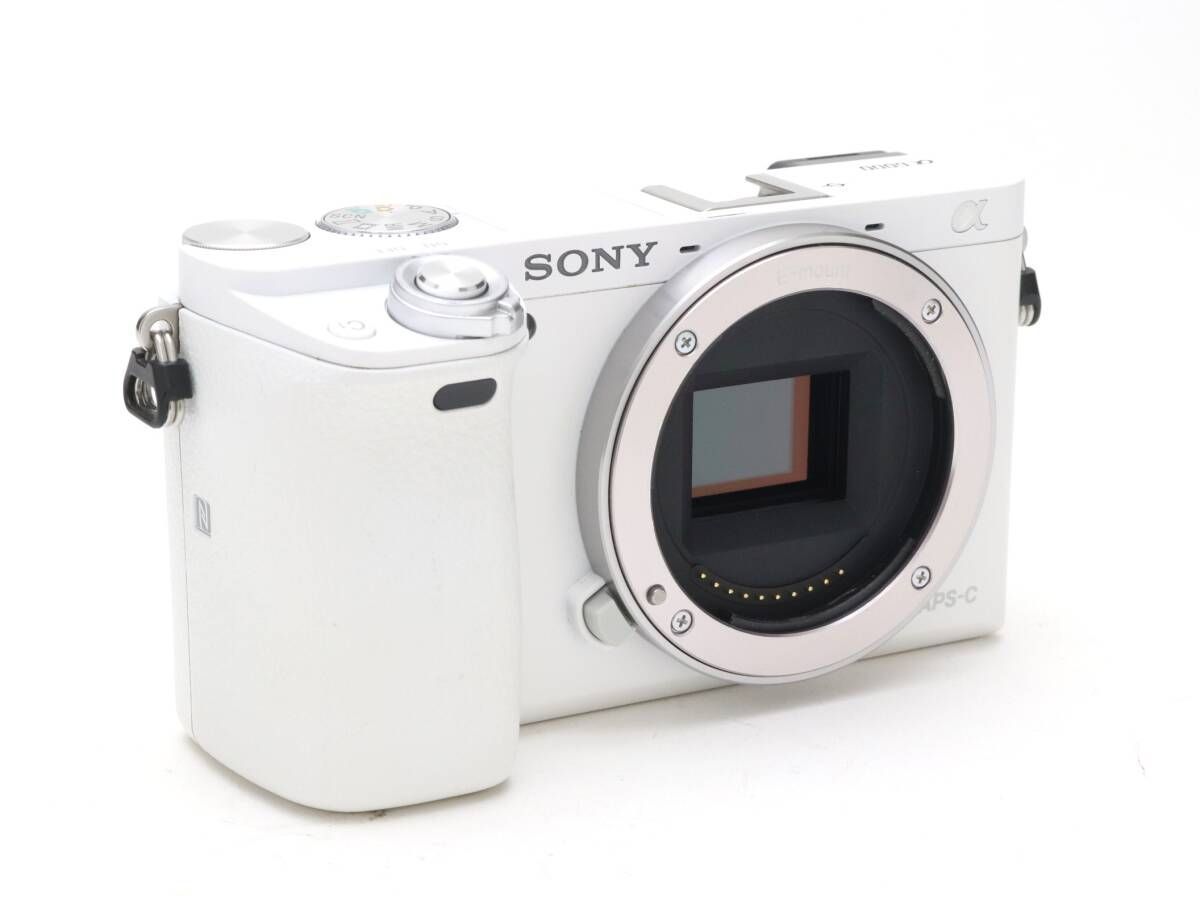 B (並品) SONY ソニー α6000 ホワイト E PZ 16-50mm F3.5-5.6 OSS