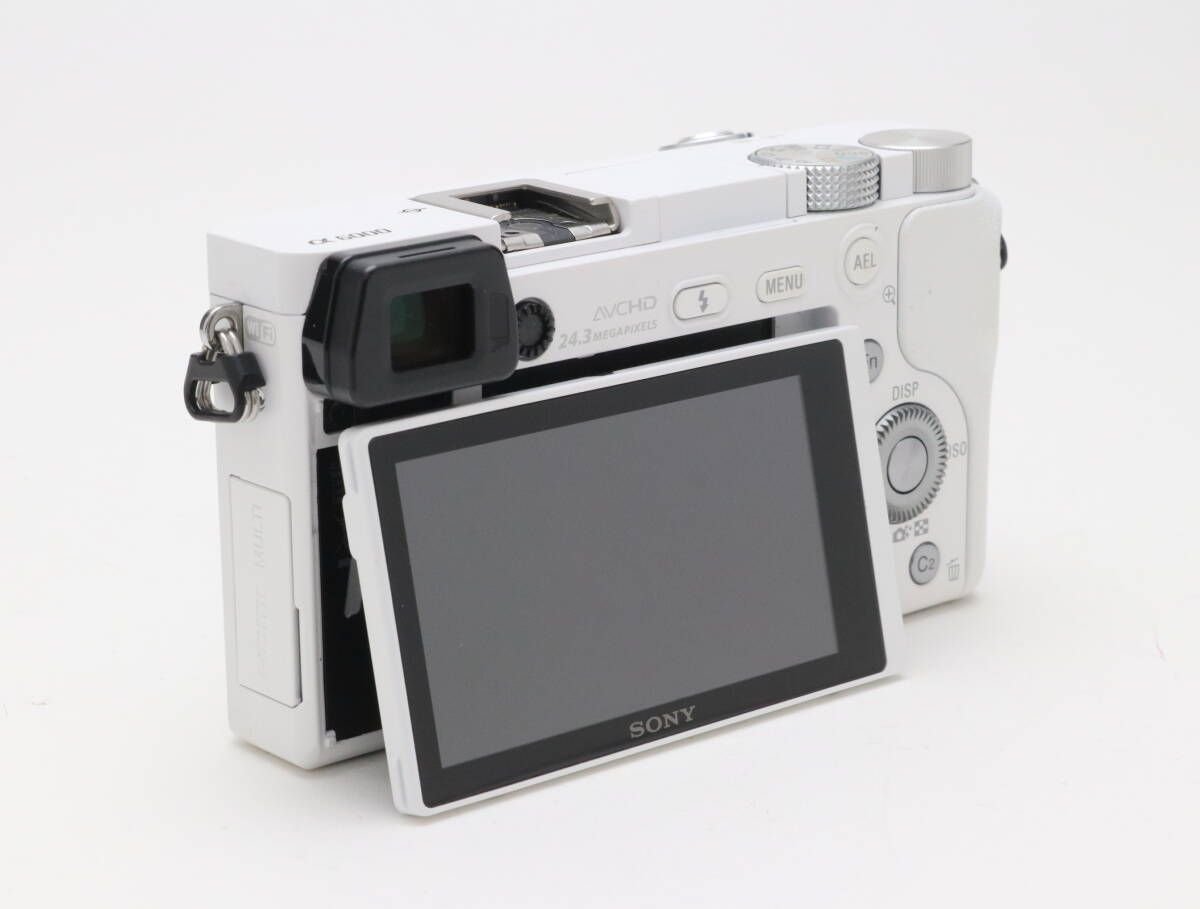 B (並品) SONY ソニー α6000 ホワイト E PZ 16-50mm F3.5-5.6 OSS