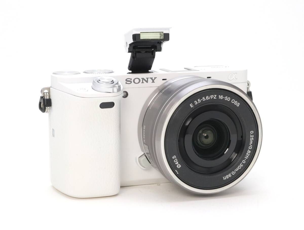 SONY α6000 ホワイト Sony Alpha a6000 Mirrorless Interchangeable