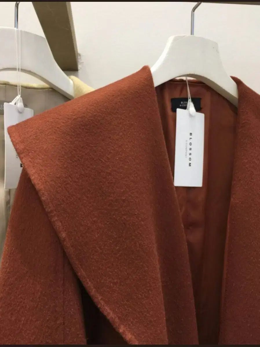 ブロッサム ラペル ハンドメイド コート