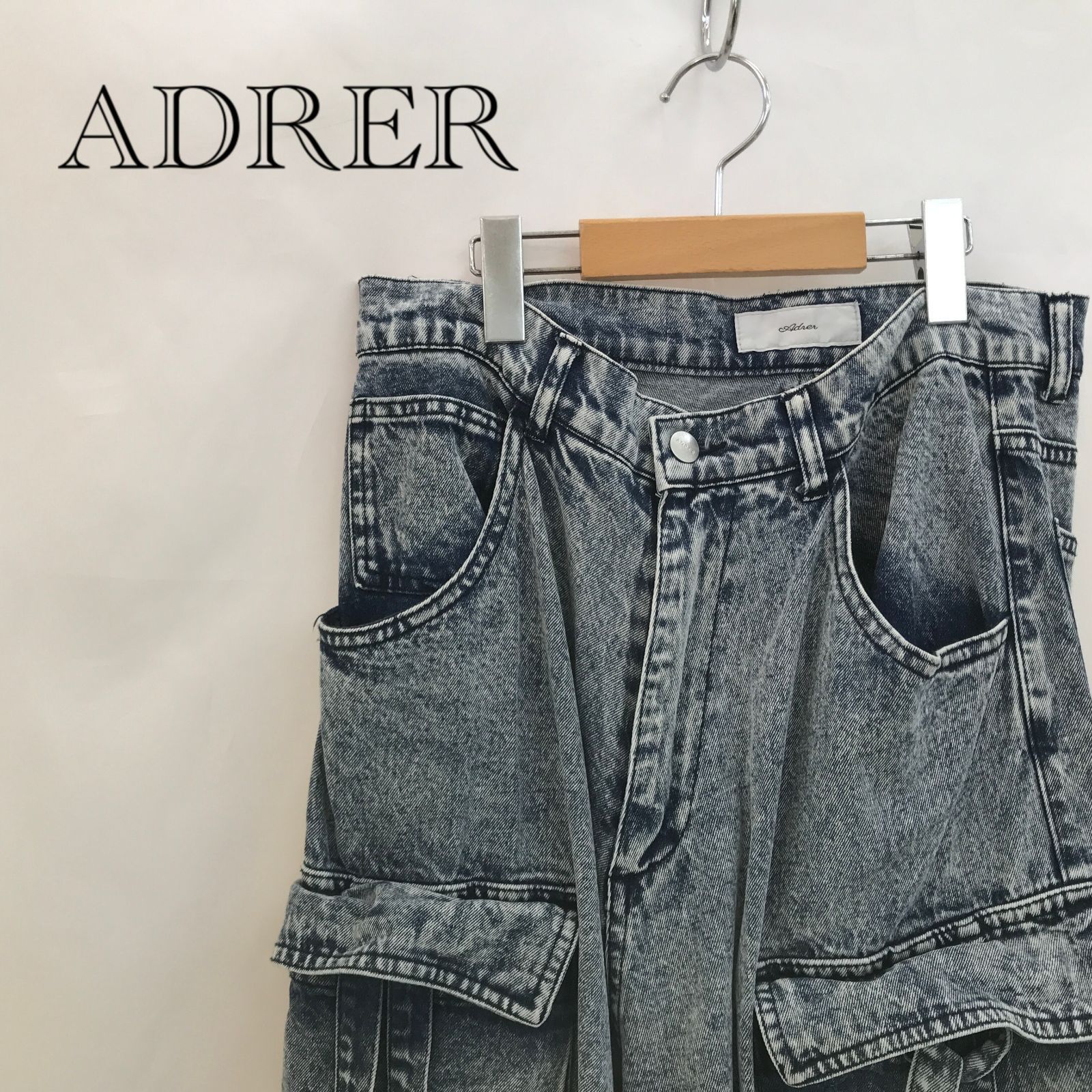 ADRER アドラー ADPAS0224002 パラシュートカーゴパンツ M デニム 