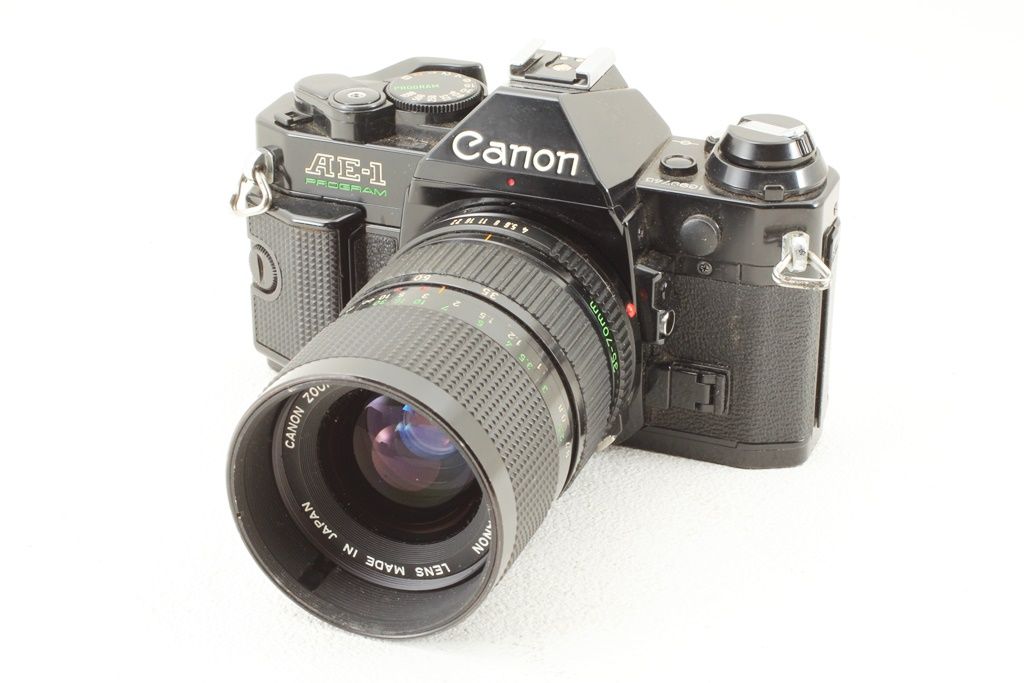 ジャンク Canon キヤノン AE-1 PROGRAM FD 35-70/4 フィルム 一眼レフ