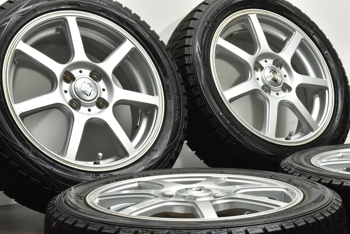 サイズ WEDS Treffer 15 in 4 J 5 35 PCD 100 ダンロップ WM 01 145 65 R 175 55 ミツビシ アイ ミーブ i mive