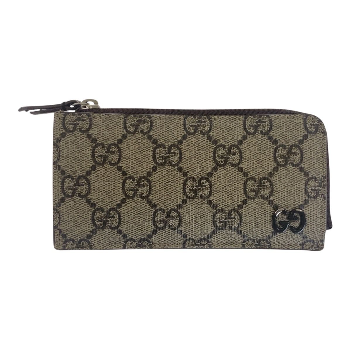 GUCCI グッチ GGディテール ベージュ ブラウン GGスプリームキャンバス 295233 2184 カードケース コインケース 男女兼用 メンズ 506418