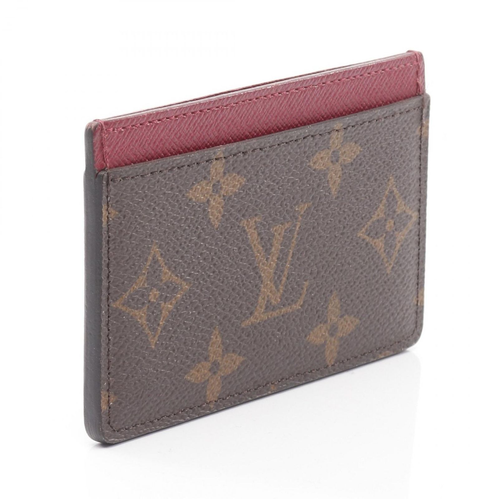 LOUIS VUITTON ルイ ヴィトン ポルト カルト サーンプル モノグラム フューシャ カードケース