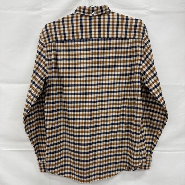 Supreme×Aquascutum シュプリーム×アクアスキュータム 16 AW Club Check Flannel Shirt チェック フランネルシャツ 長袖 L