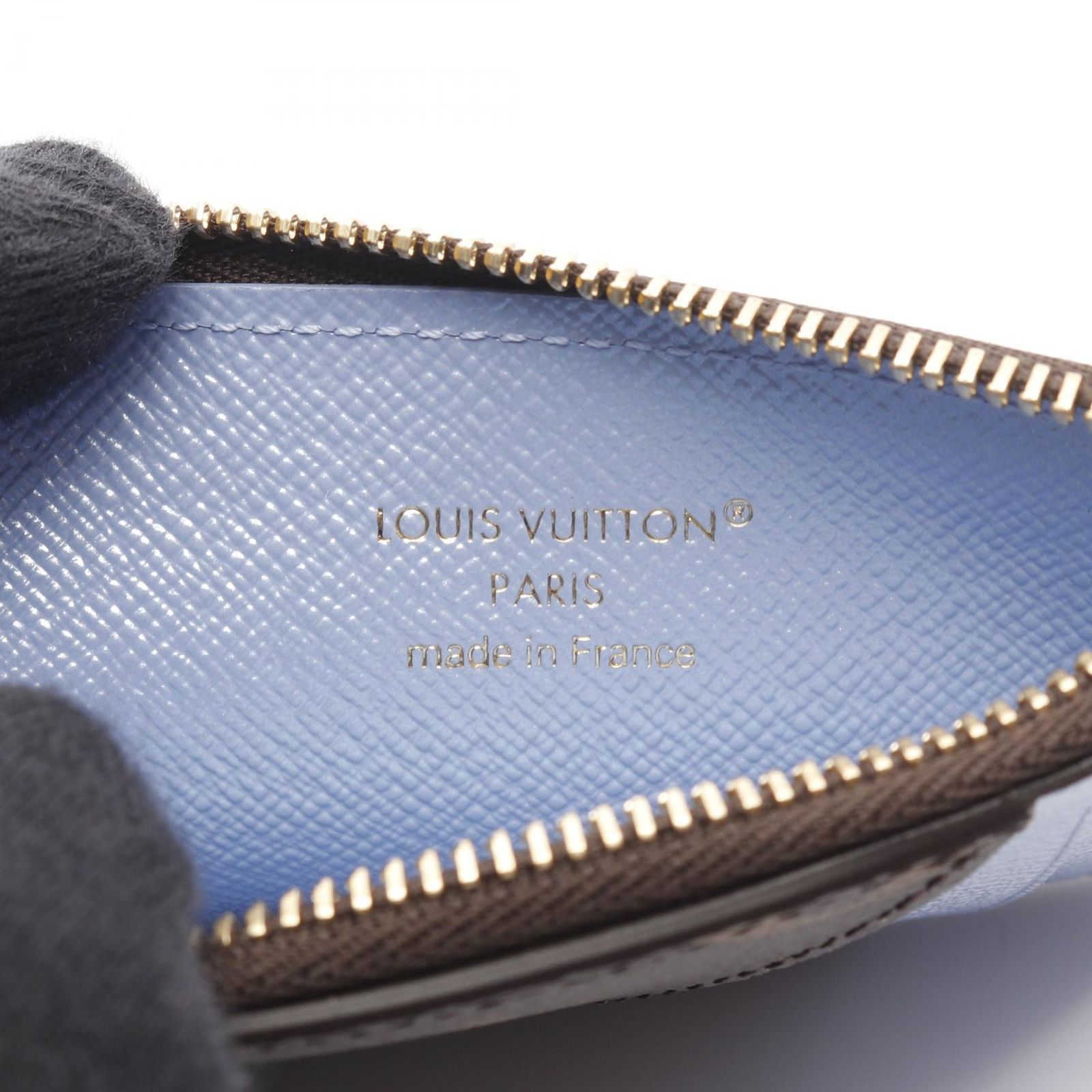  LOUIS VUITTON ルイ ヴィトン ポルト カルト ロミー モノグラム ブルーフロスト コインケース コインケース 小銭入れ 小物