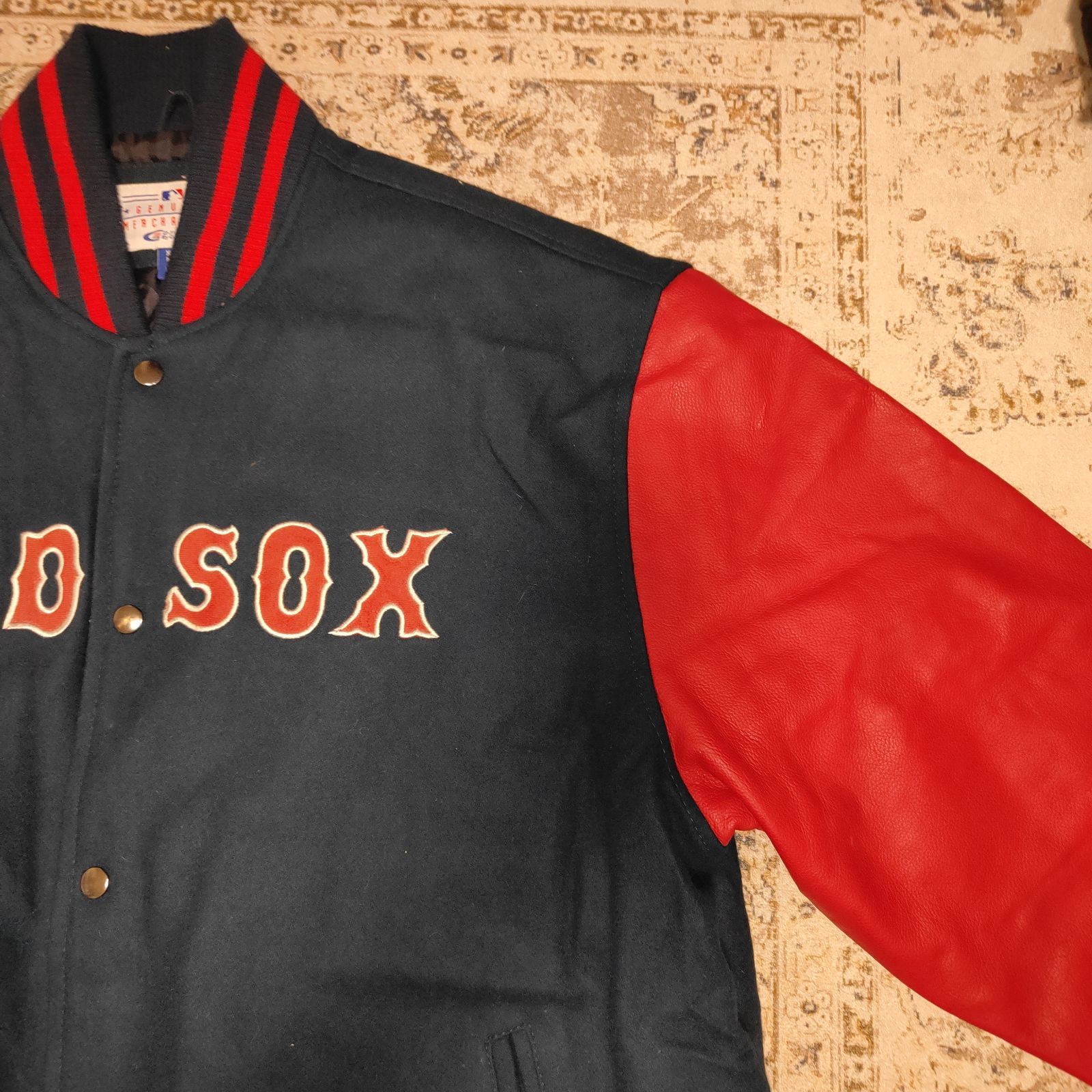 MLB レッドソックス RED SOX 公式ライセンス レザーメルトンスタジアム