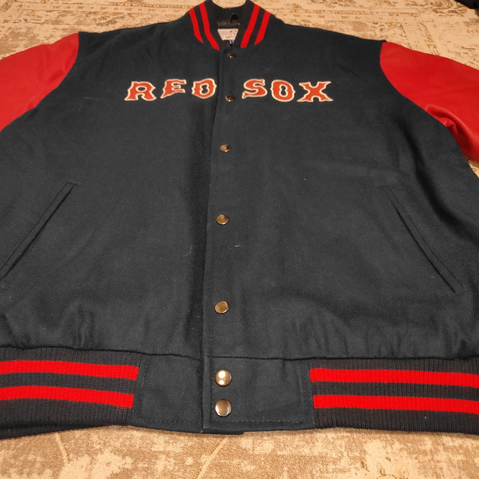 MLB レッドソックス RED SOX 公式ライセンス レザーメルトンスタジアム