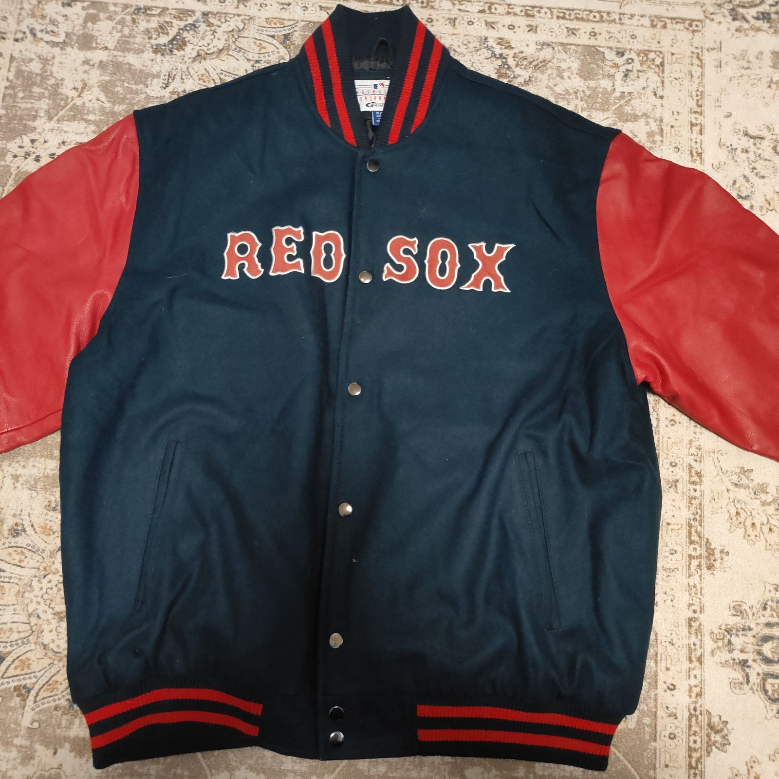 MLB レッドソックス RED SOX 公式ライセンス レザーメルトンスタジアム