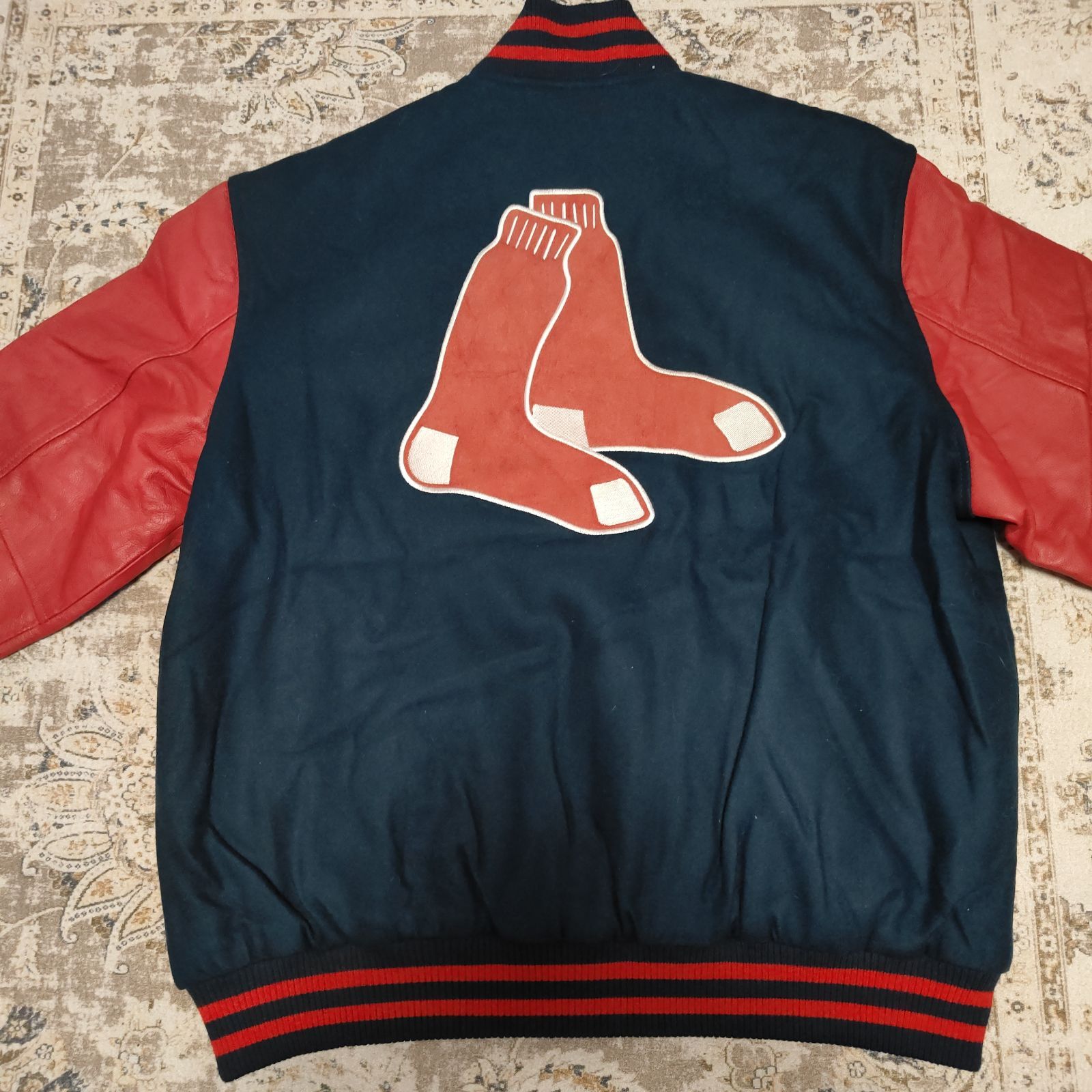 MLB レッドソックス RED SOX 公式ライセンス レザーメルトンスタジアム