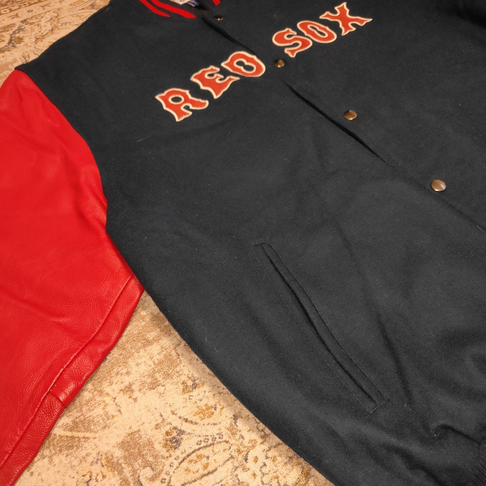 MLB レッドソックス RED SOX 公式ライセンス レザーメルトンスタジアム