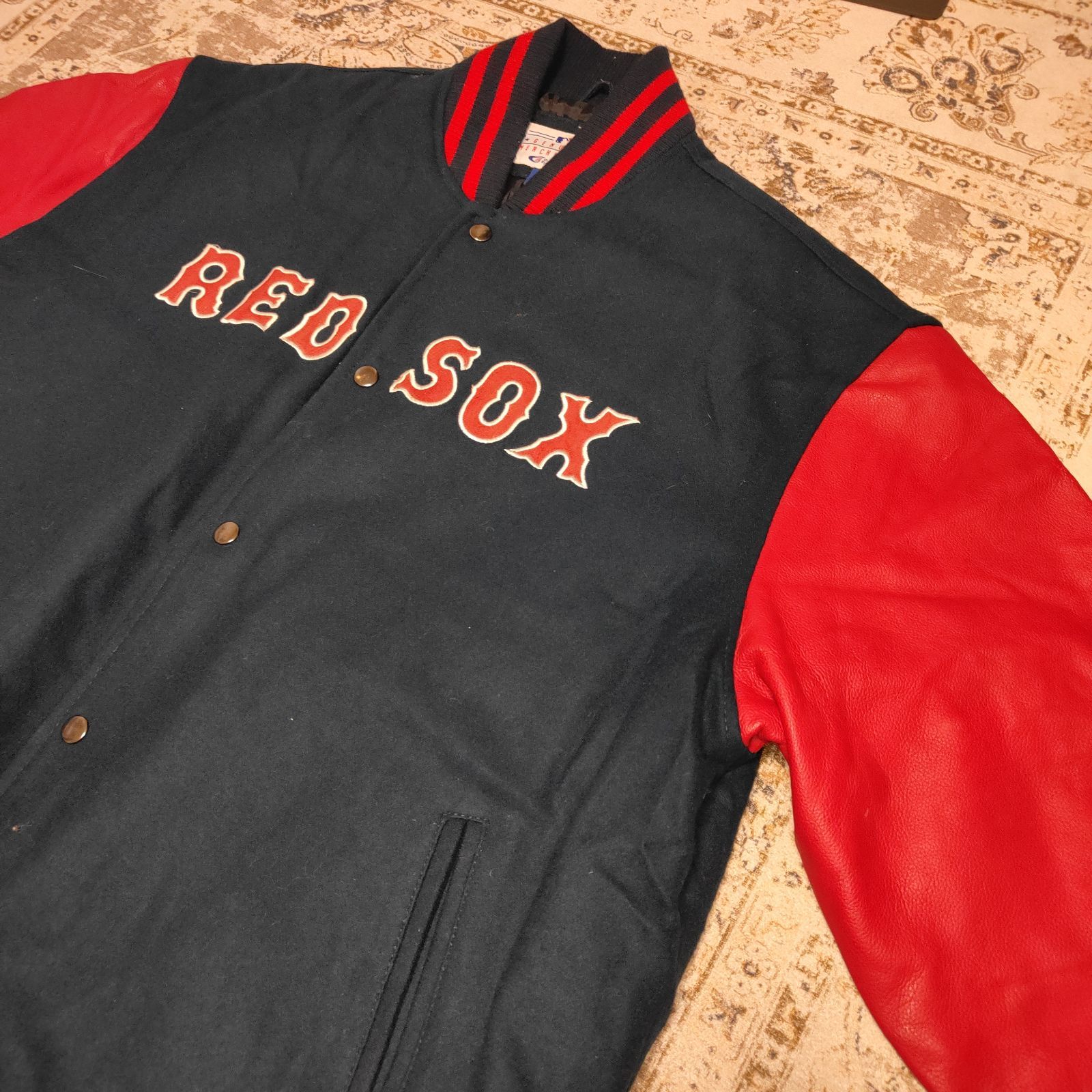 MLB レッドソックス RED SOX 公式ライセンス レザーメルトンスタジアム