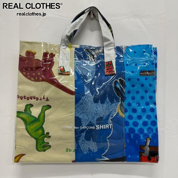 COMME des GARCONS|コムデギャルソン SHIRT シャツ PVC TOTE DED SHEETS トート バッグ|W 26611| 4