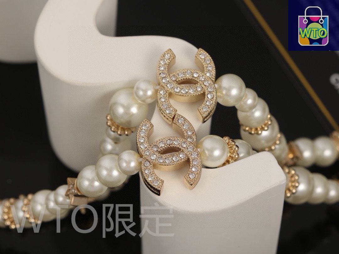 CHANEL ダブルCロゴ パール 今日特価】Chanel シャネル ダブル C パールネックレス 最新デザイン