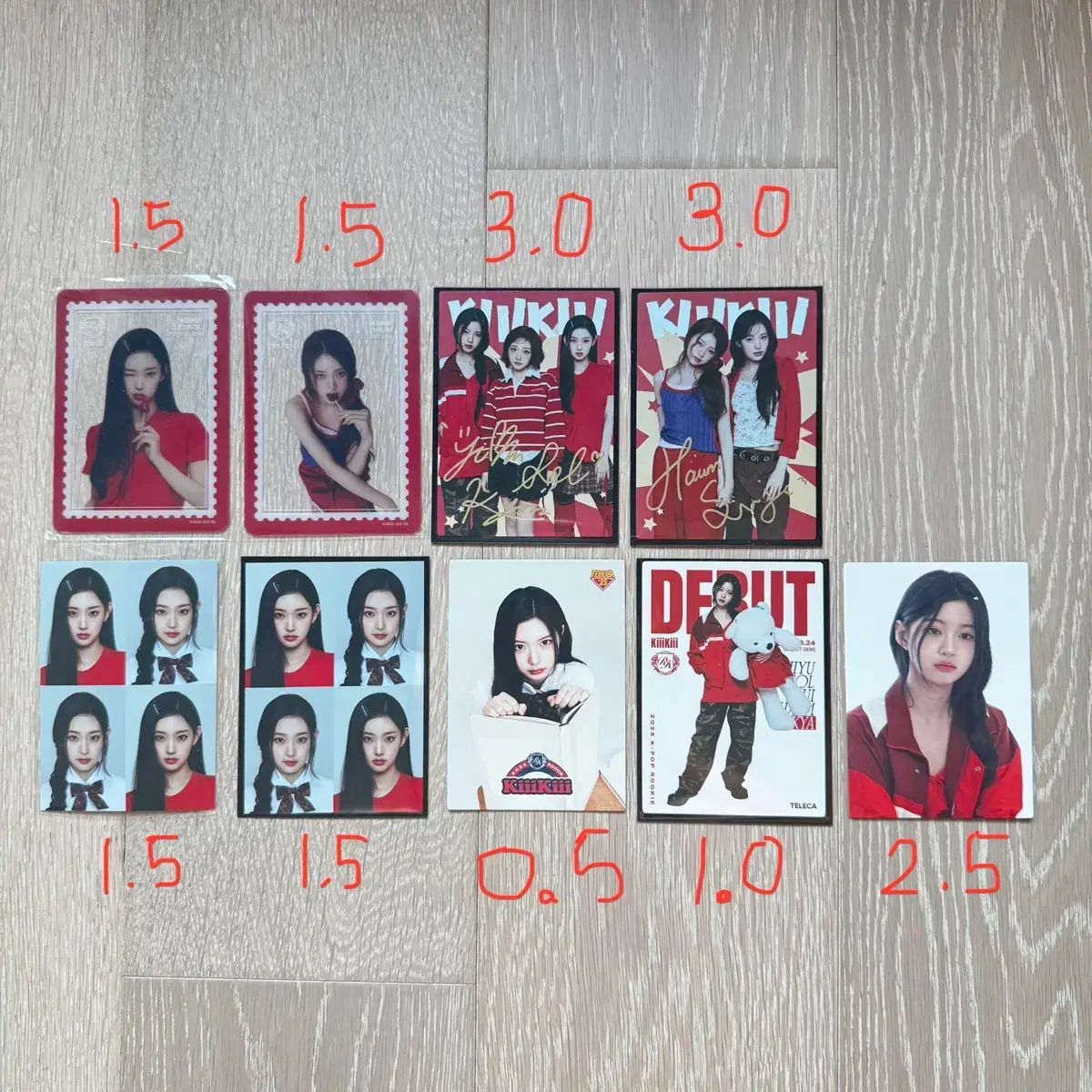 テレカ KPOP アイドル キキ KiiKiii トレカ
