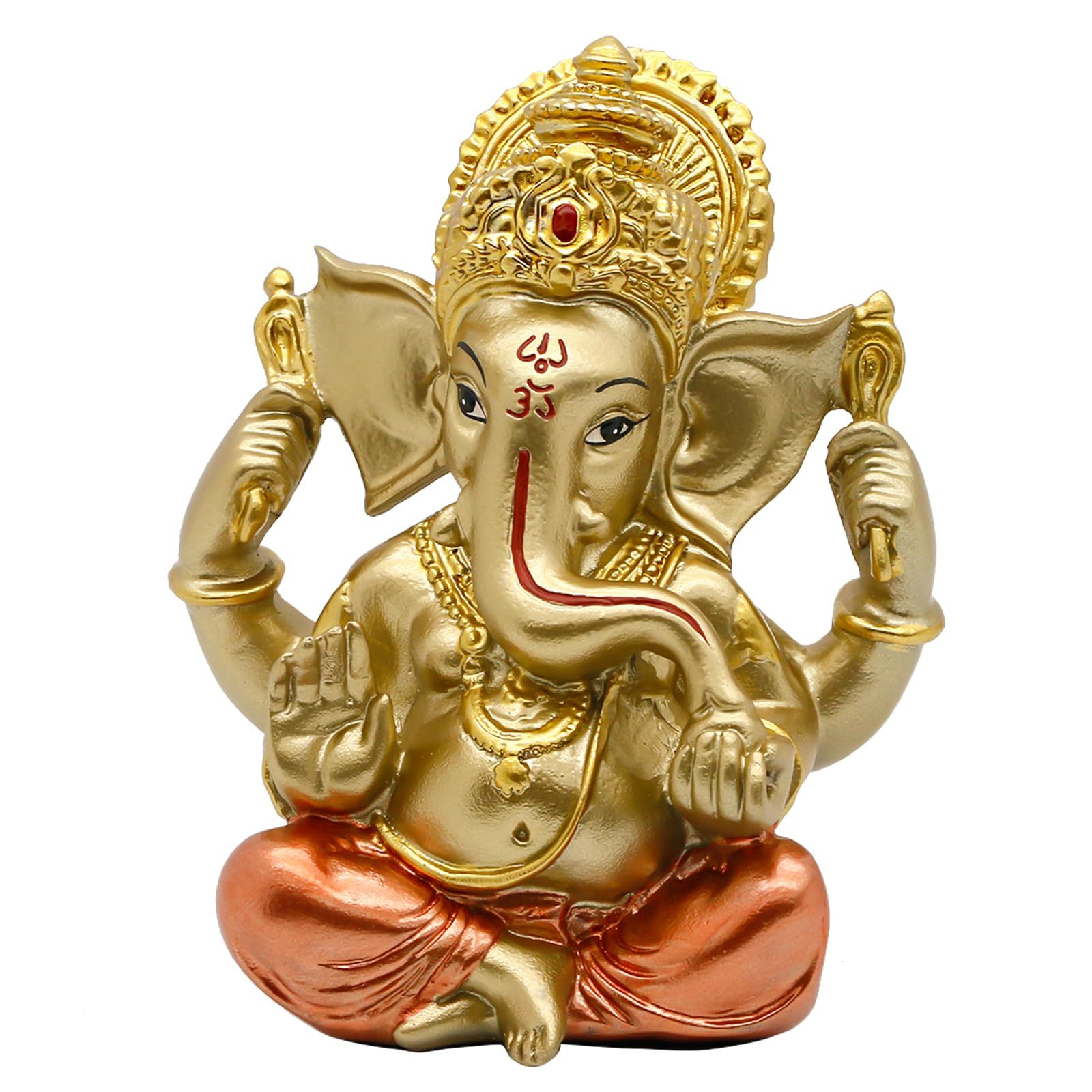 インテリア小物 ヒンズー教神ガネーシャ神像 - インドの象の