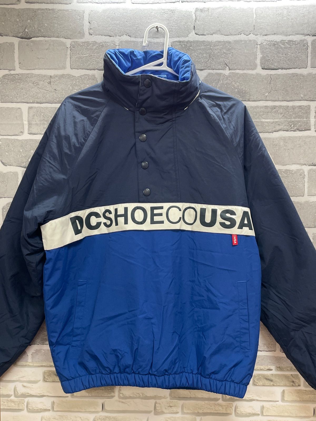 A【A21-24】◇ DC SHOES Sサイズ アノラックナイロンジャケット ハーフ