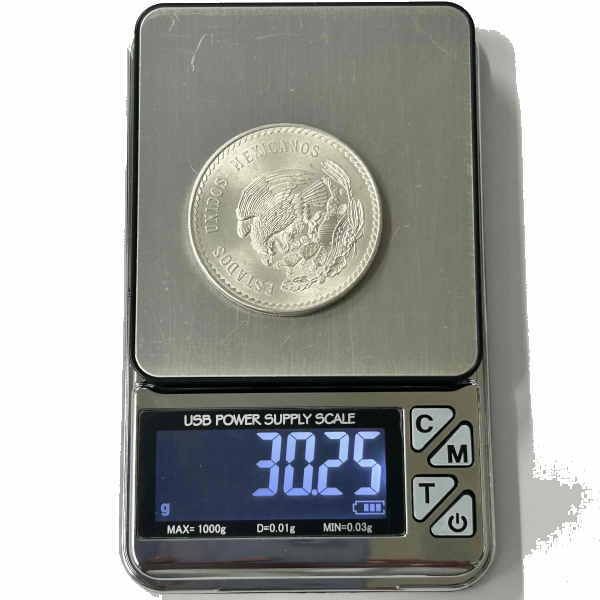 coin-62 メキシコ 5ペソ銀貨 1948年 クアウテモック王 コイン 【銀90