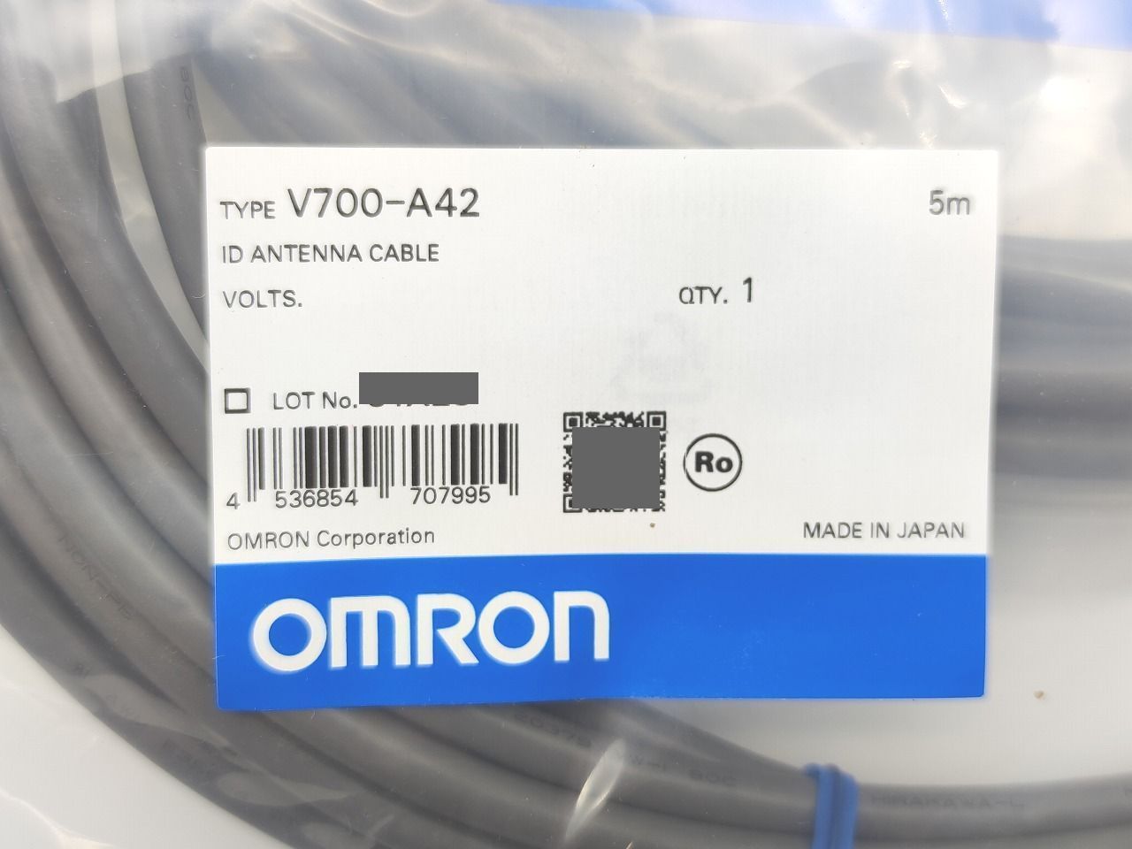 インボイス対応 10点セット オムロン OMRON V 700-A 42 5 m