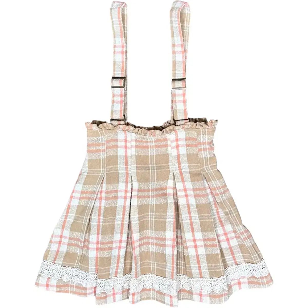 リズリサ ラテギャル チェック サスペンダースカート ゴ ヒメギャル イチゴ チョコ 羊 量産型 地雷系 スナ系 リズ メロ