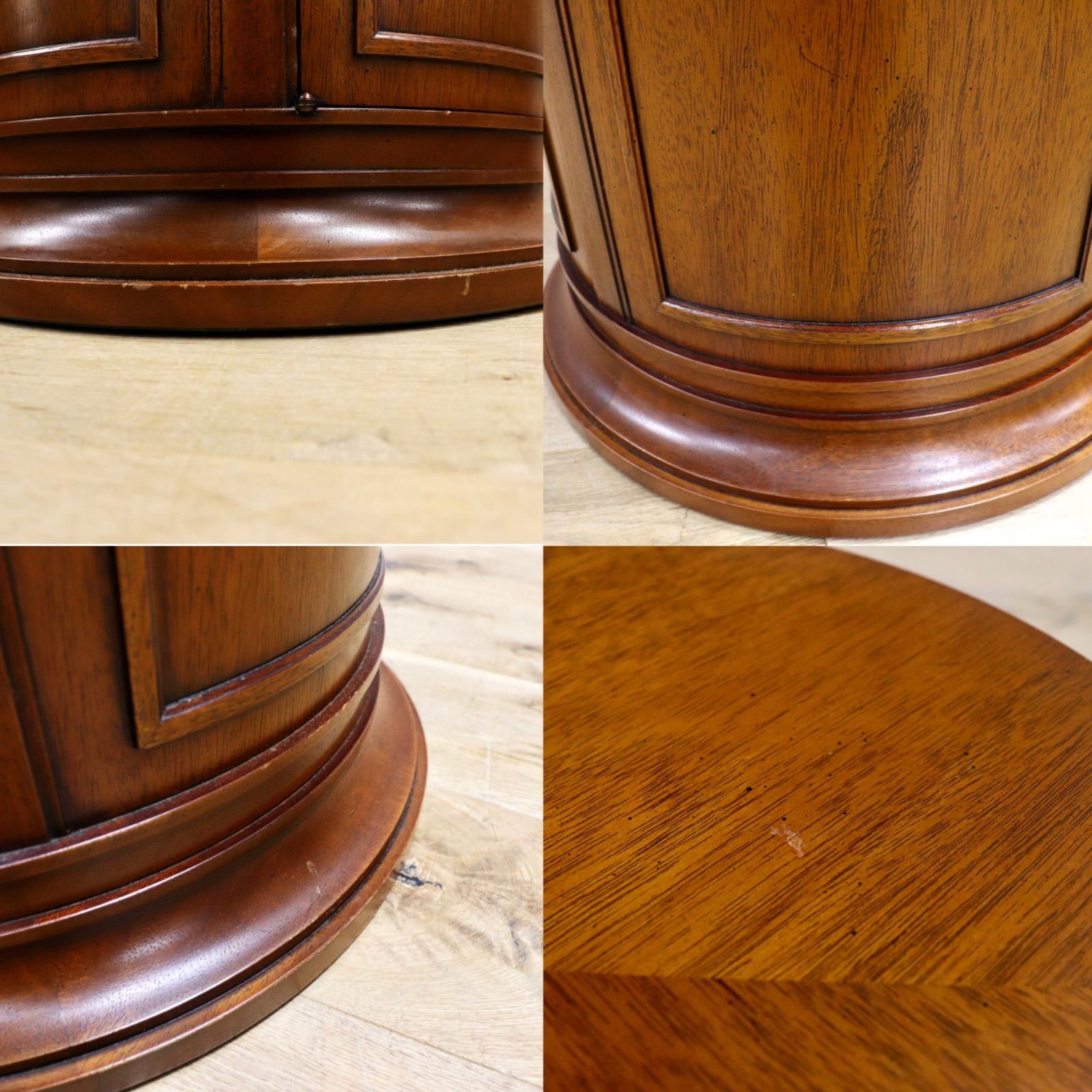 DREXEL HERITAG　ドレクセルヘリテイジ　トライユン　ドラムテーブル GMIK668A○DREXEL HERITAGE / ドレクセルヘリテイジ TRIUNE トライユン