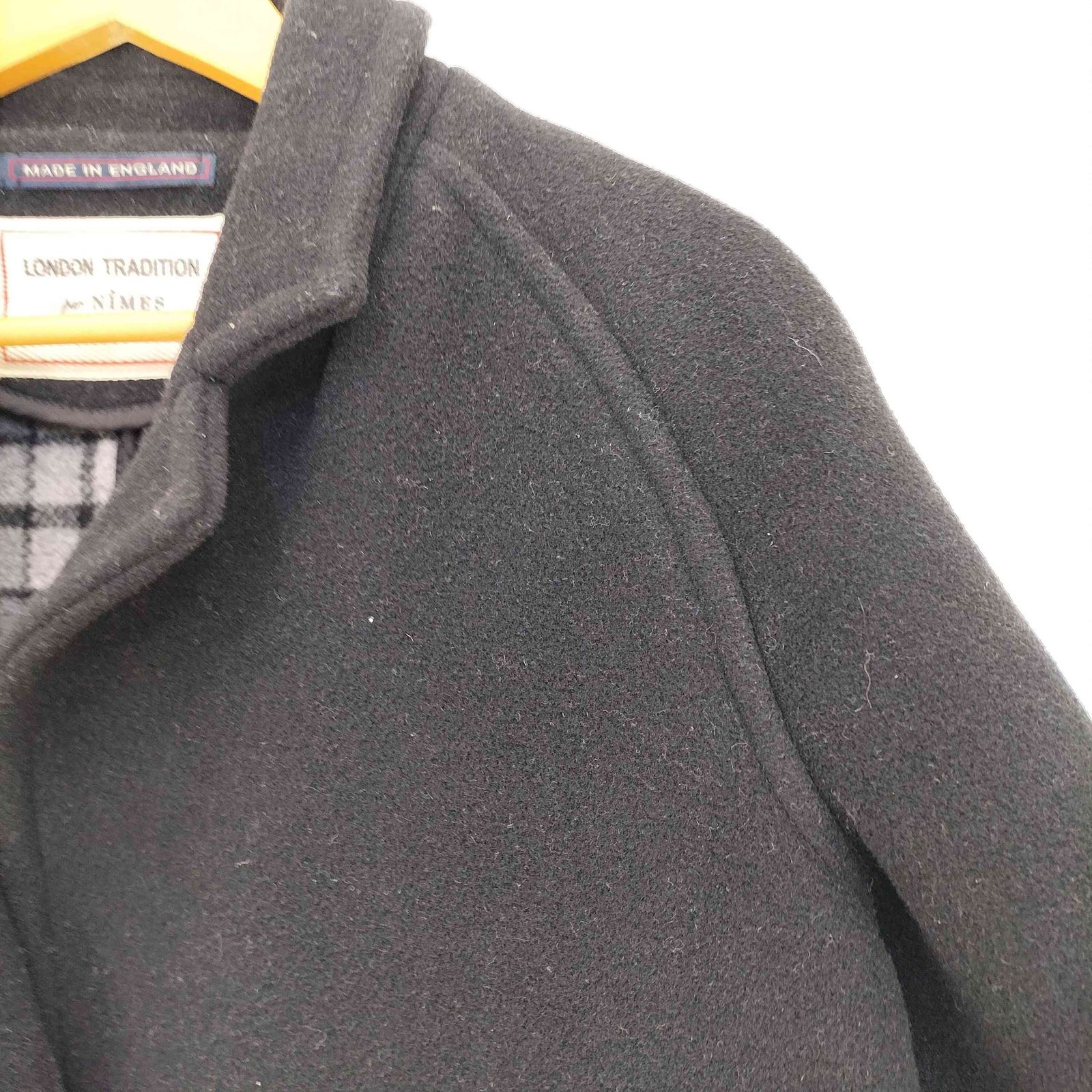 ロンドントラディション LONDON TRADITION 裏地チェック ミドル丈