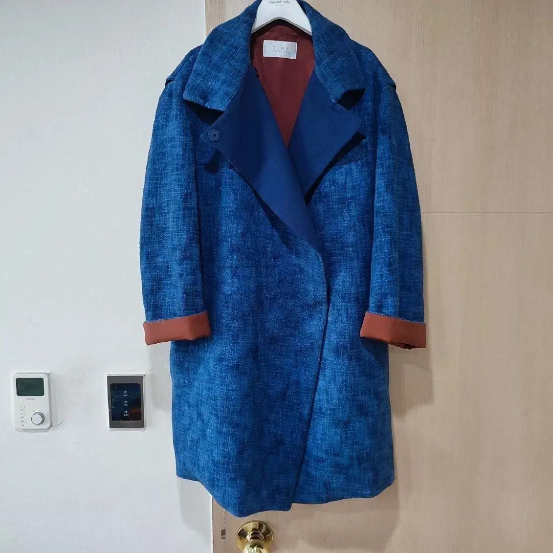 TIME タイム ブルー バイ コート オーバーサイズ 55ㅡ66
