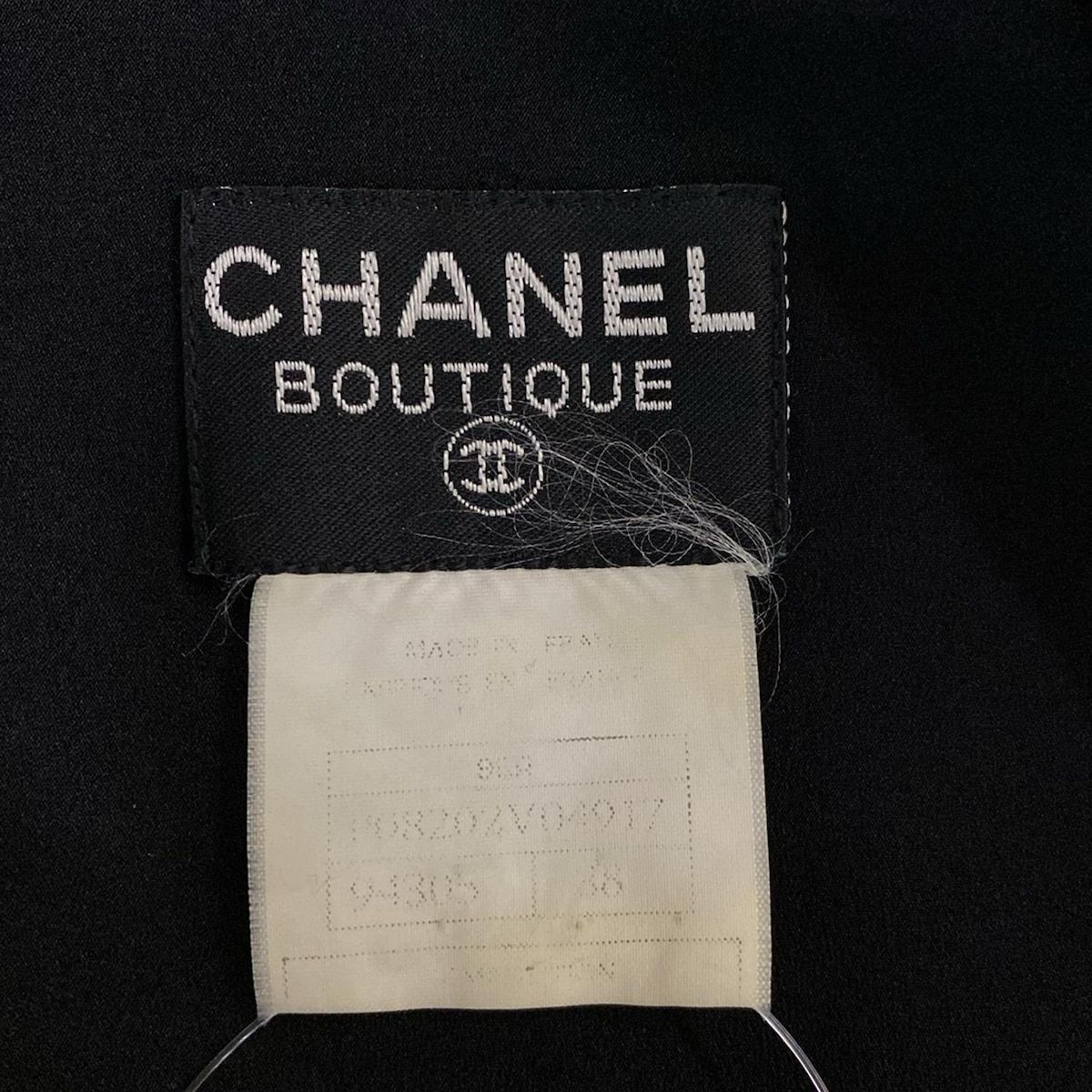 CHANEL(シャネル) ジャケット サイズ38 M レディース - 黒 長袖 - メルカリ