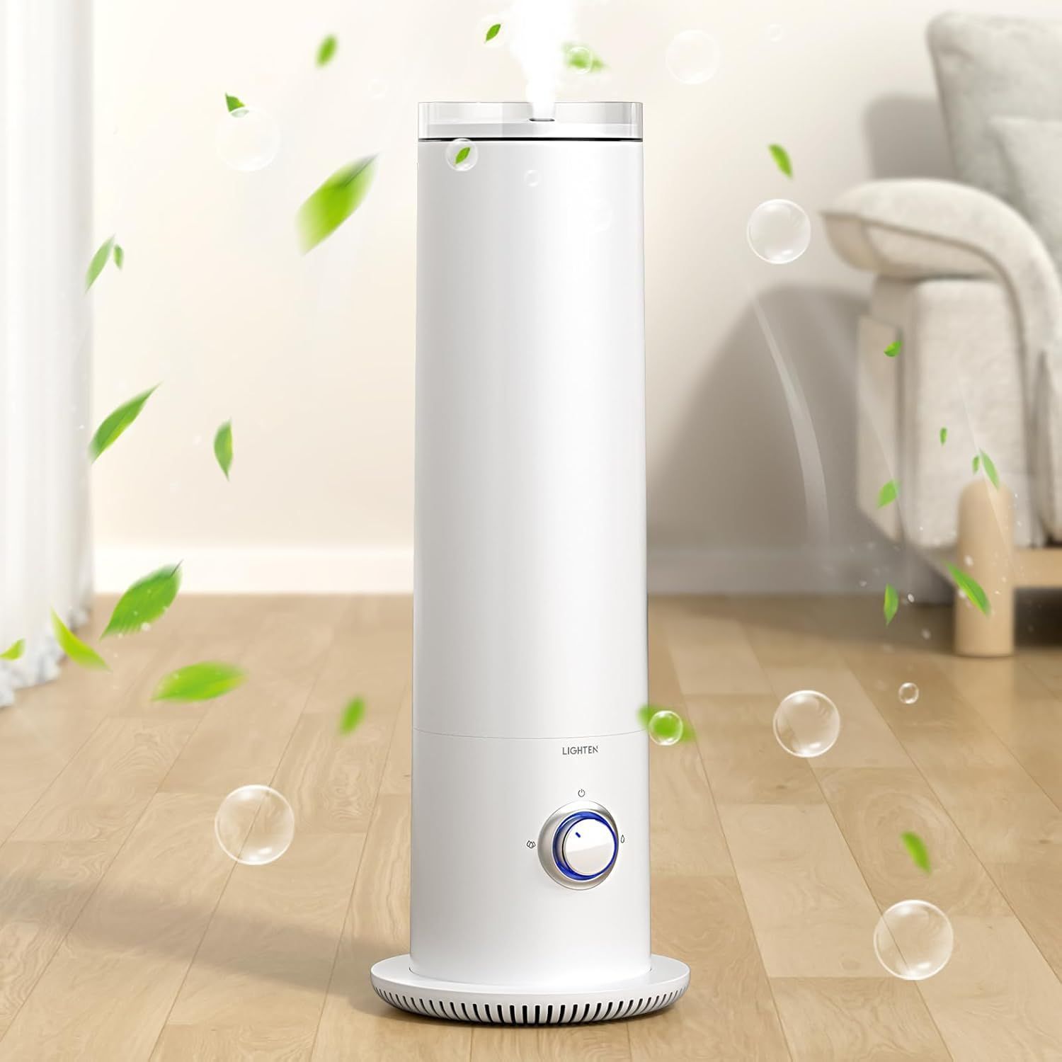 加湿器 超音波式加湿器 大容量 5.6L アロマ対応 21H連続加湿