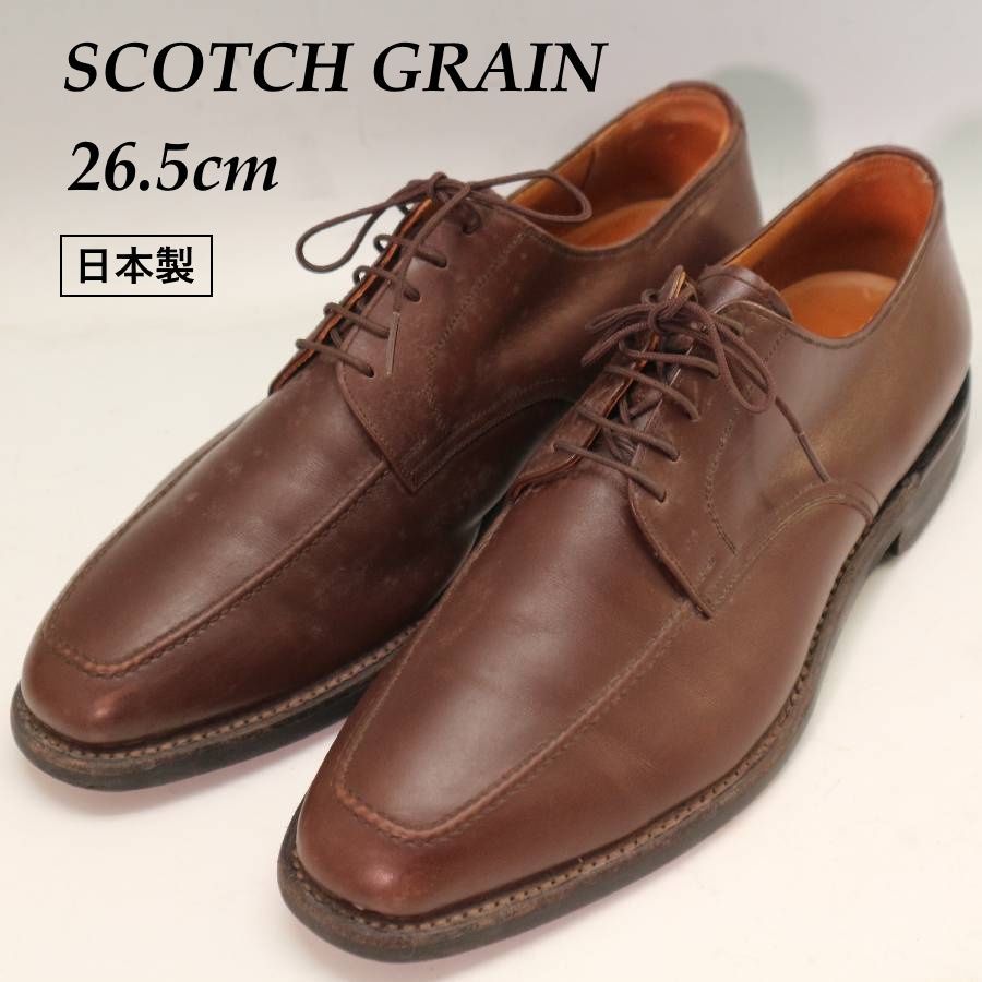 SCOTCH GRAIN スコッチグレイン Uチップ 2859 黒 26.5
