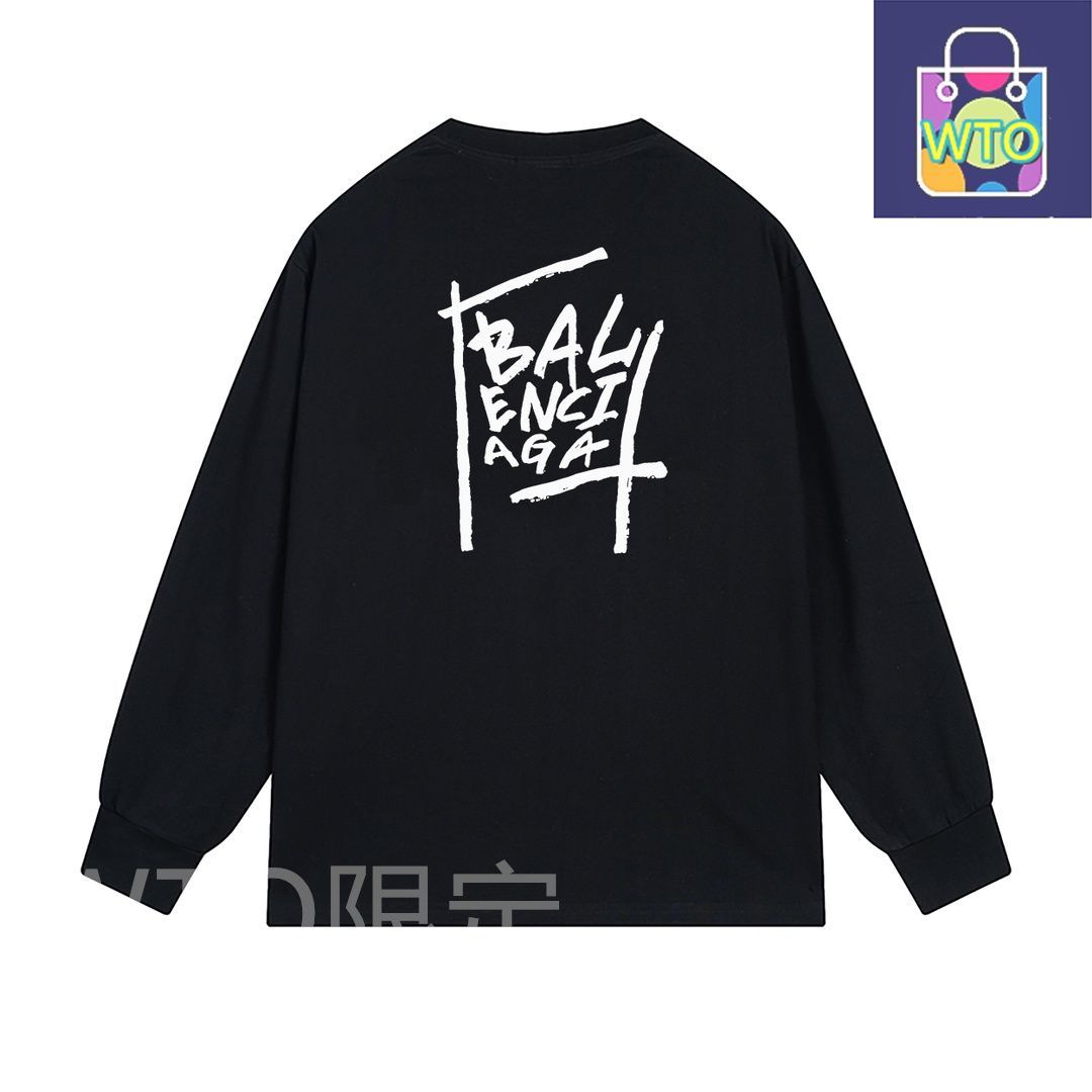 本日限定特価】Balenciaga グラフィティプリント ロングスリーブT
