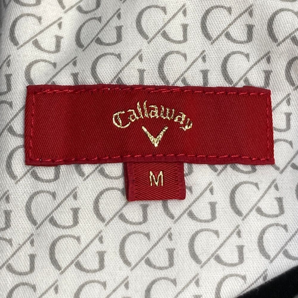 キャロウェイ レッドレーベル 防風裏付きジップブルゾン ブラック M