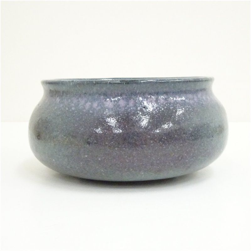 飛窯 有馬達造 屋久杉灰釉建水（共箱） 茶道具 茶道 おしゃれ 道具