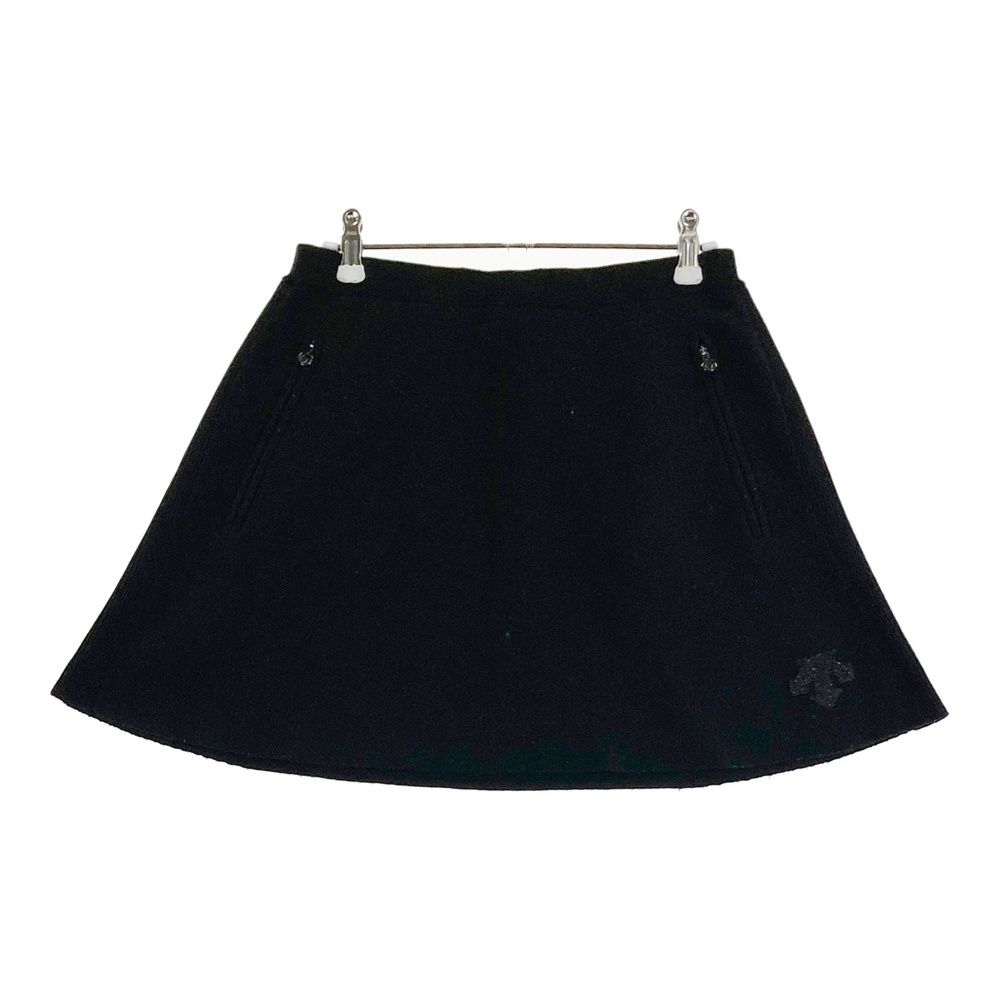 サイズ：M DESCENTE GOLF デサントゴルフ ニットスカート ブラック系