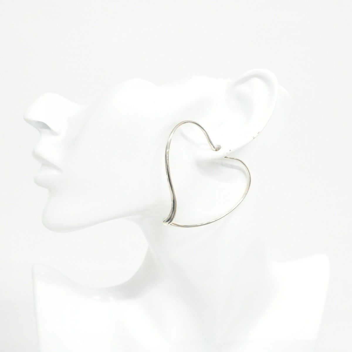 5job0408】ティファニー ピアス オープンハート フープ シルバー925