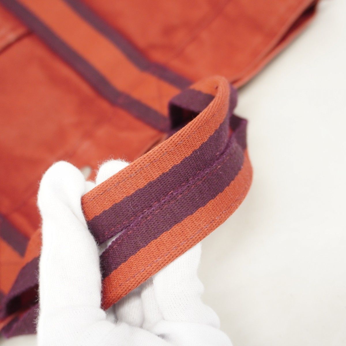 5od4665】エルメス トートバッグ フールトゥMM キャンバス ボルドー