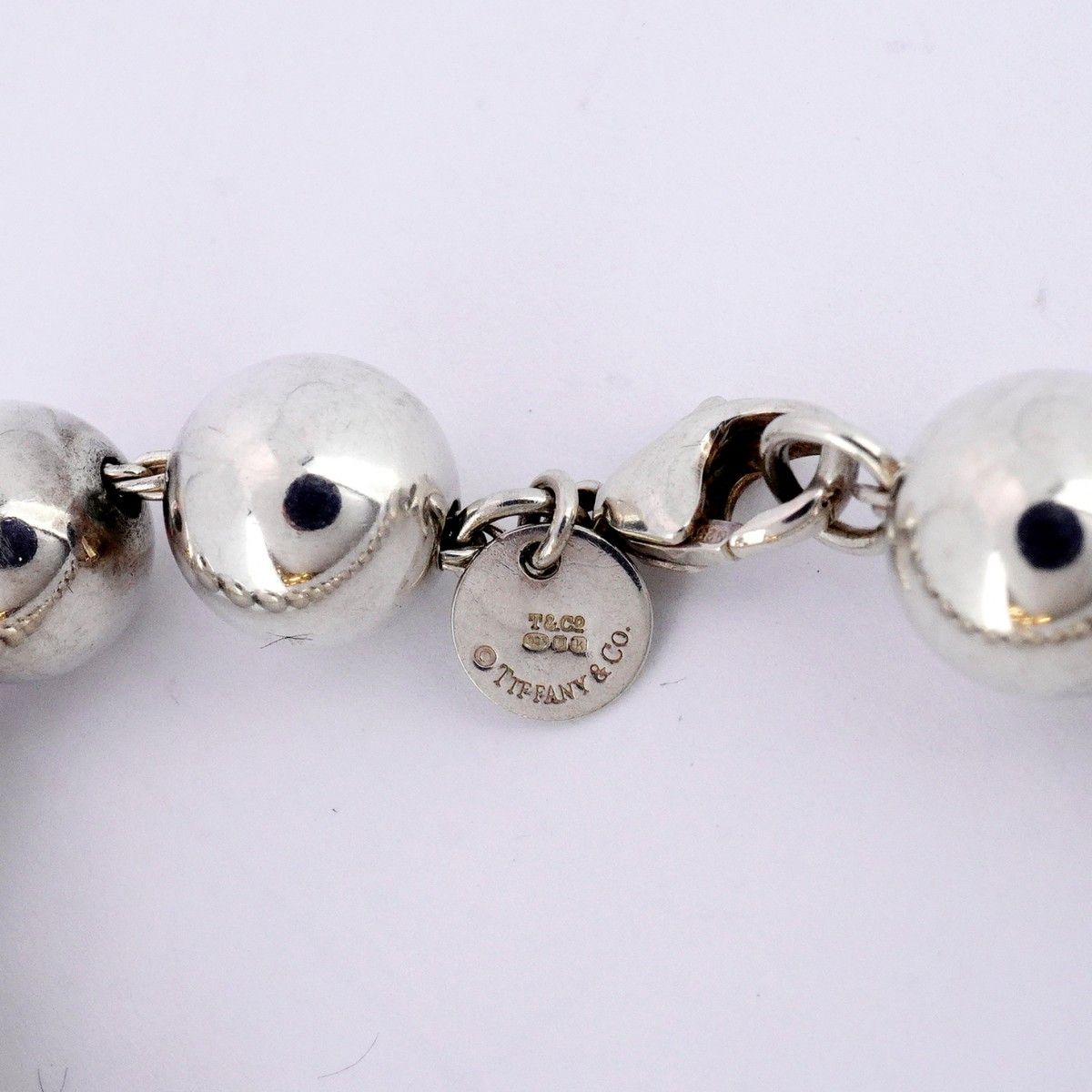 5job0427】ティファニー ブレスレット ハードウェア/ボール シルバー