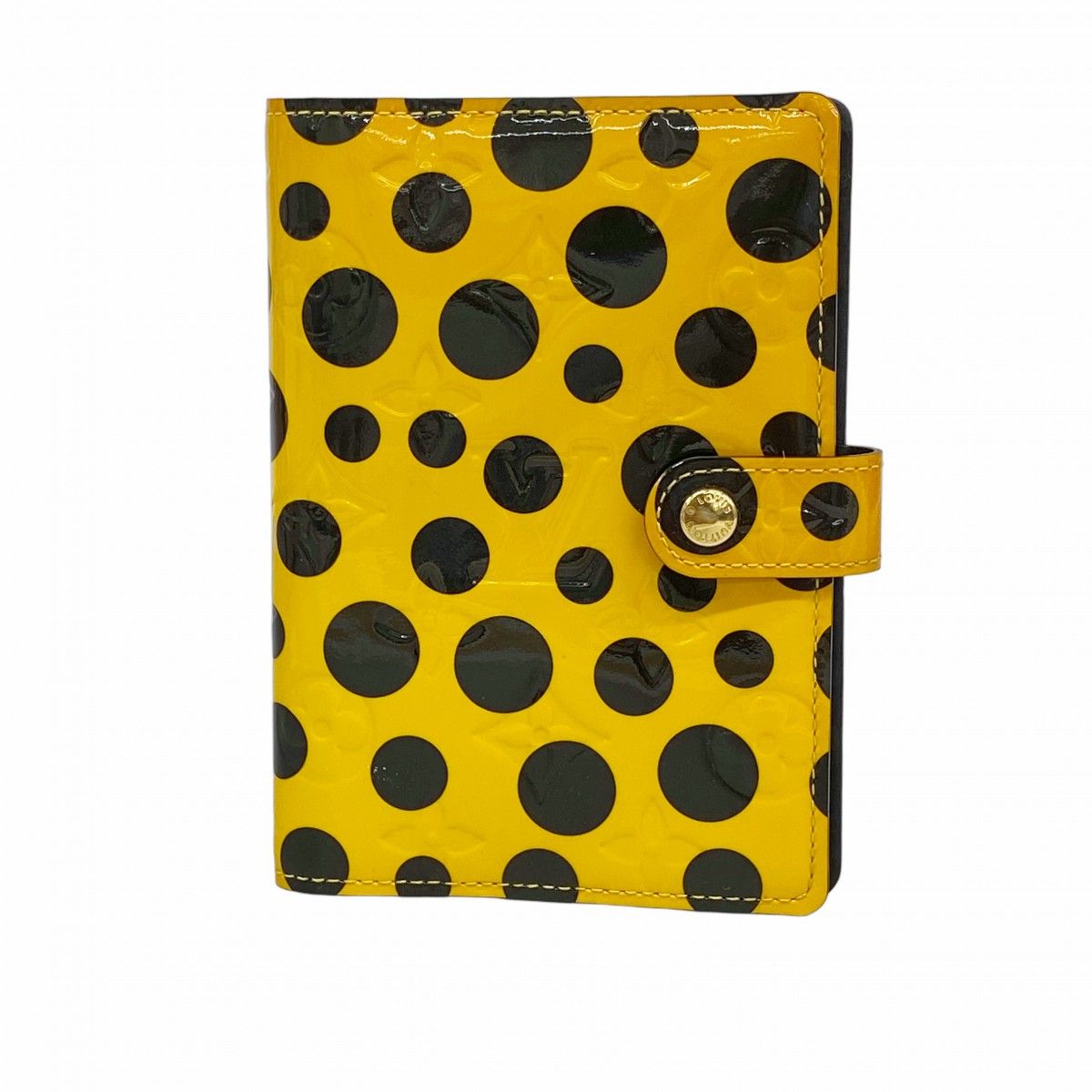 5 od 4677 ルイヴィトン 手帳カバー ヴェルニ アジェンダPM M 91517 イエロー 草間彌生 レディース