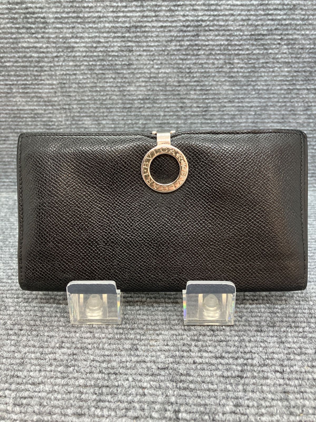 お買上特典 BVLGARI ブルガリ 長財布 サークルロゴ 金具 ブランド オシャレ