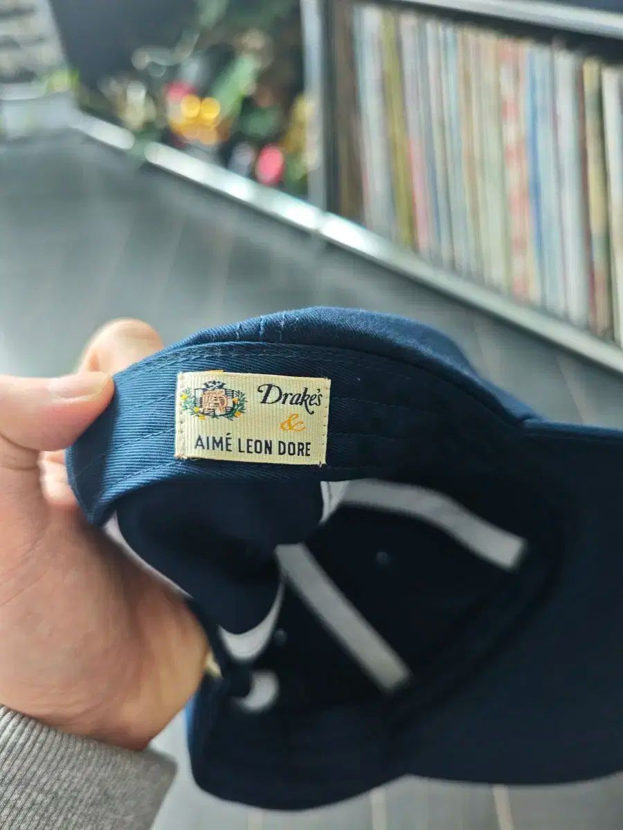 AIME LEON DORE(エメレオンドレ) ネイビー 刺繍 ロゴ ベースボール