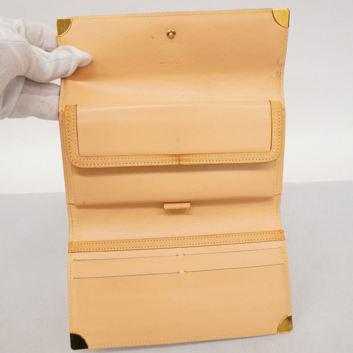 5oe4894】ルイヴィトン 三つ折り長財布 モノグラム・チェリー