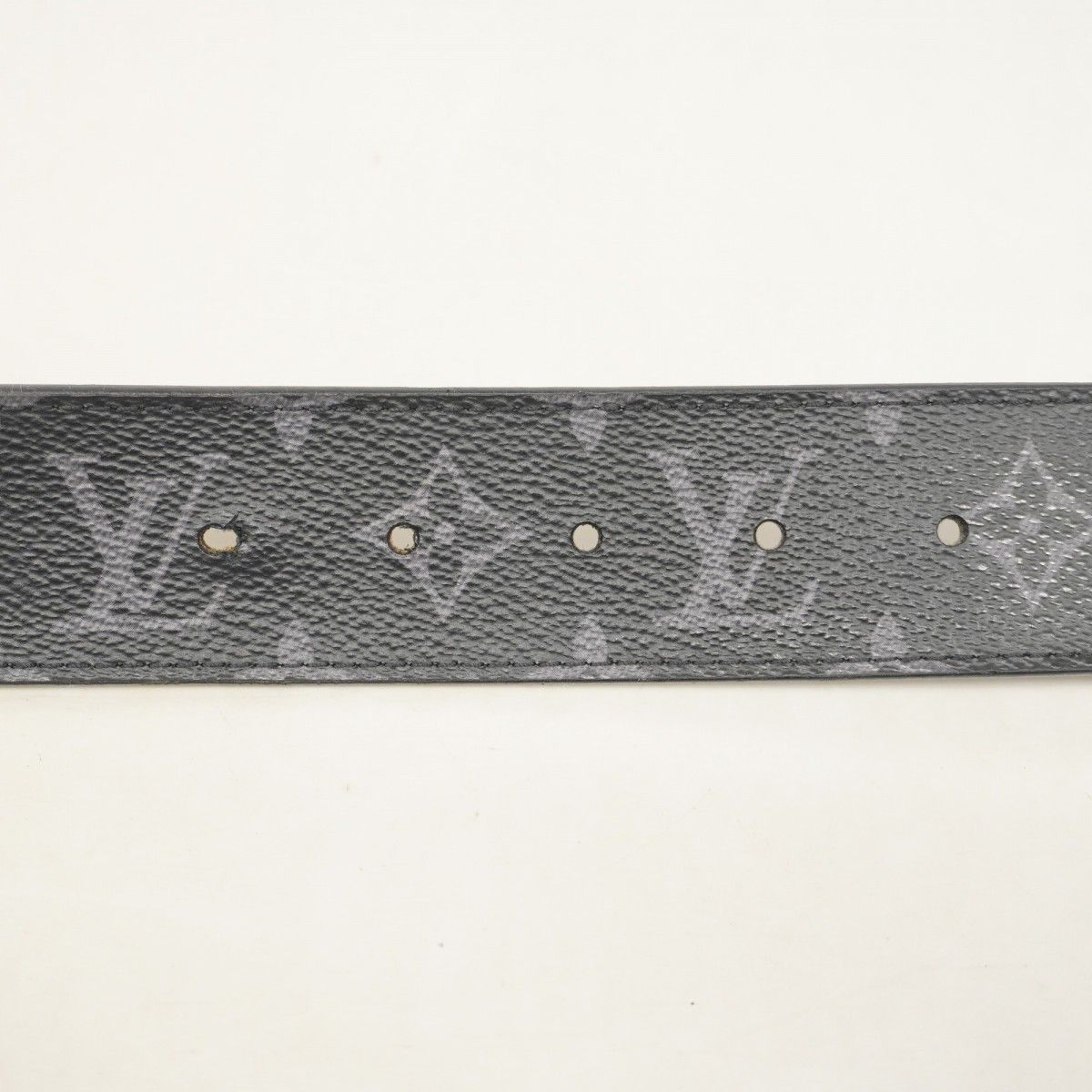 5od4714】ルイヴィトン ベルト モノグラム・エクリプス サンチュールLV