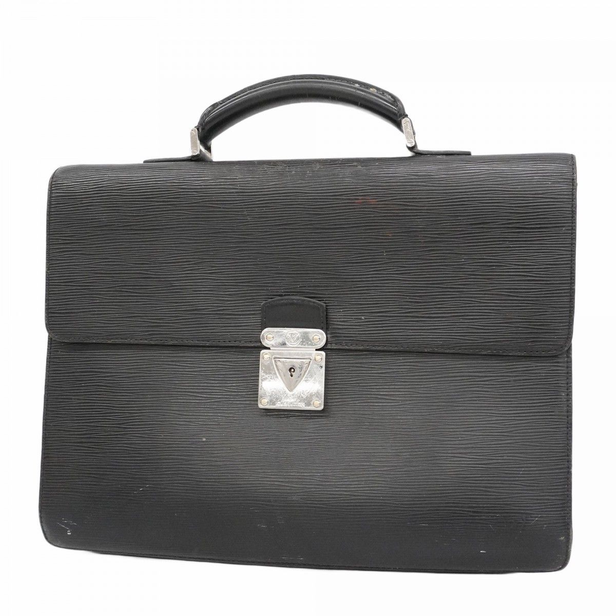 5od4796】ルイヴィトン ブリーフケース エピ ラギート M31092 ノワール