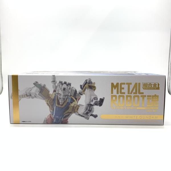 新品未開封 L ROBOT魂 ＜SIDE MS＞ 白いガンダム 輸送箱未開封】METAL
