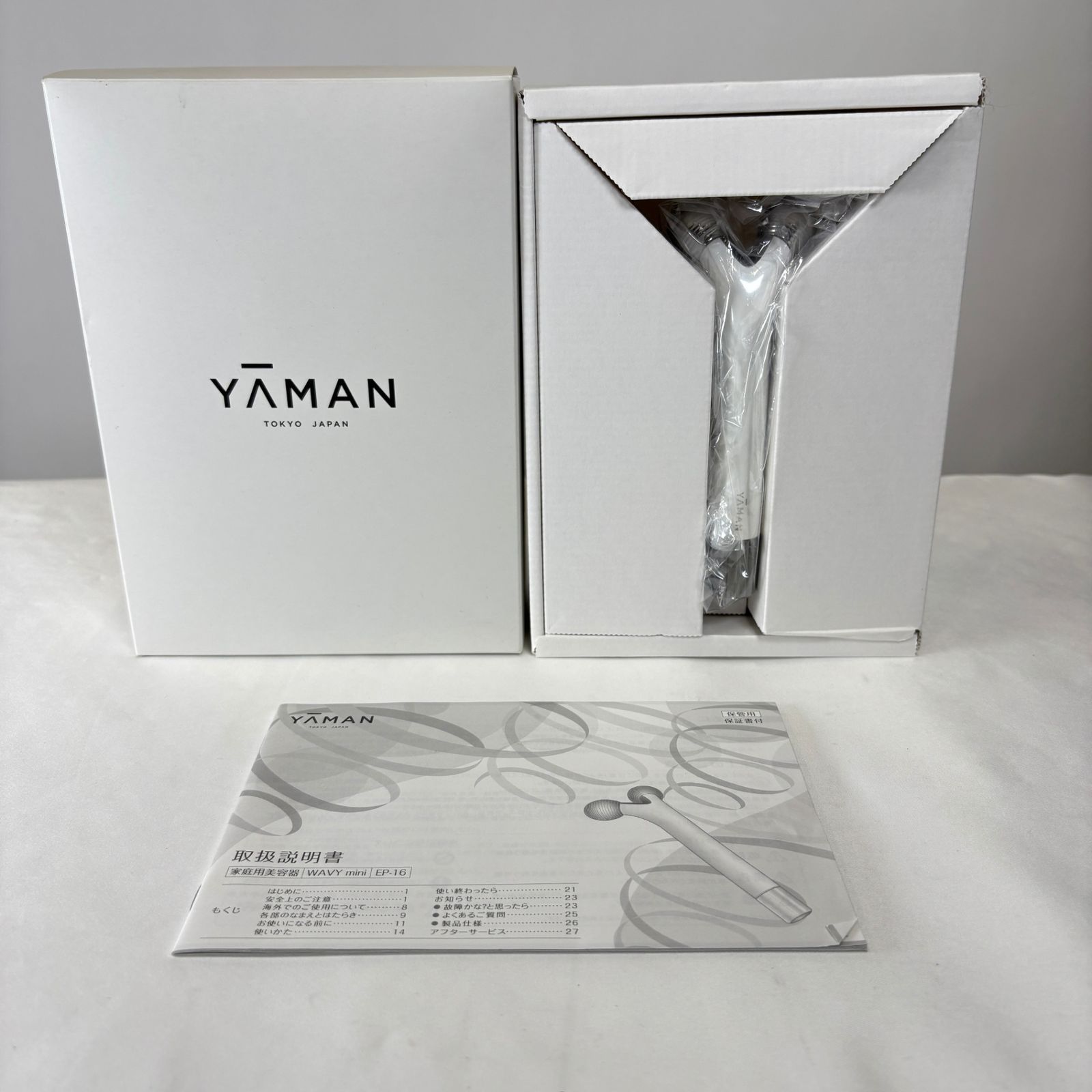 YAMAN ヤーマン WAVYmini 家庭用美容器 EP-16W - メルカリ