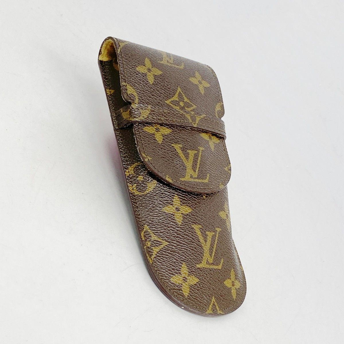 5 od 4812 ルイヴィトン メガネケース モノグラム エテュイリュネットラバ M 62970 ブラウン メンズ レディース ユニセックス