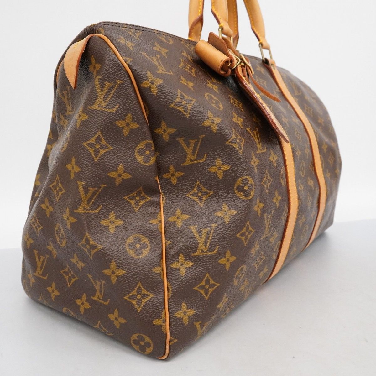 5 od 4847 ルイヴィトン ボストンバッグ モノグラム キーポル45 M 41428 ブラウン メンズ レディース ユニセックス