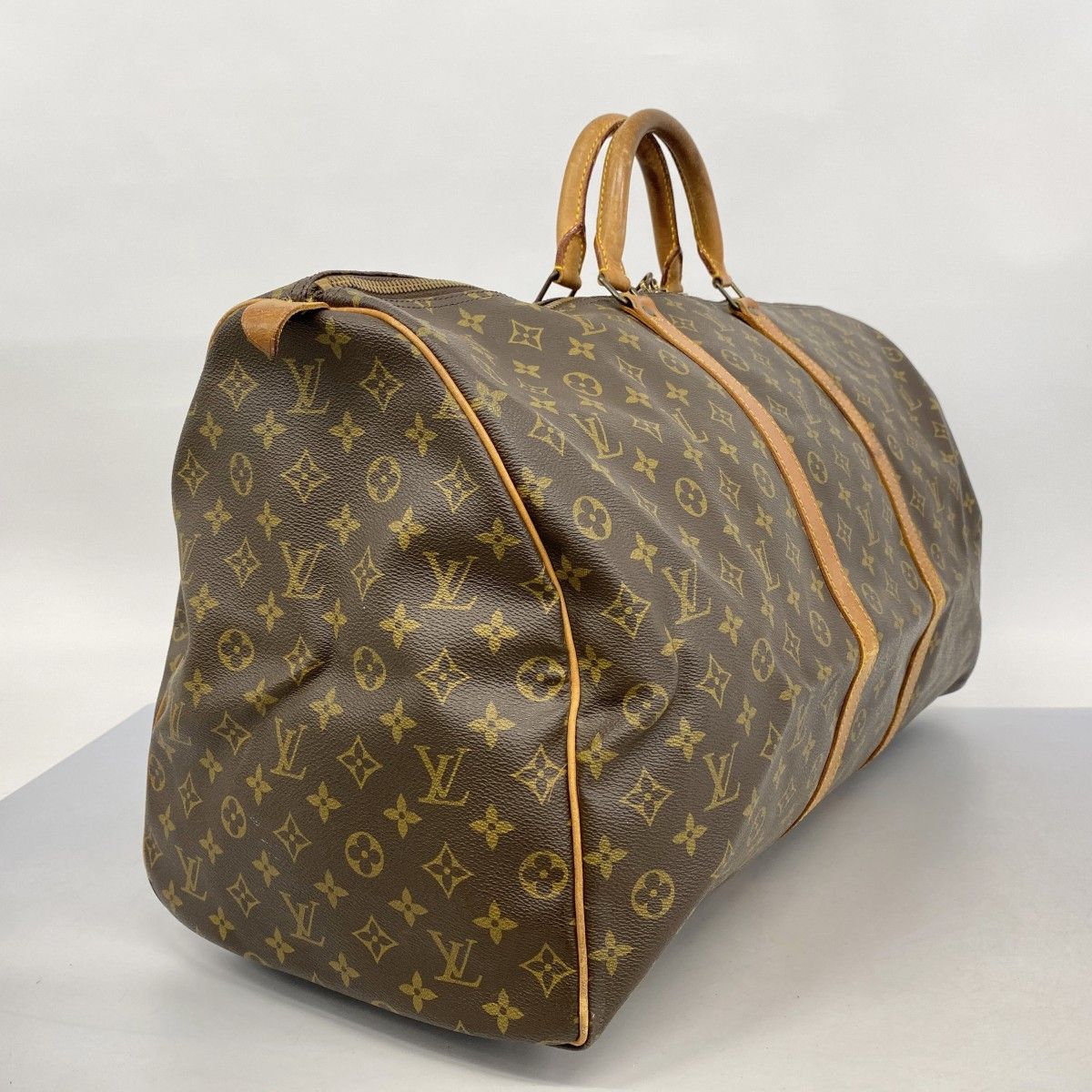 5 oe 4861 ルイヴィトン ボストンバッグ モノグラム キーポル60 M 41422 ブラウン メンズ レディース ユニセックス