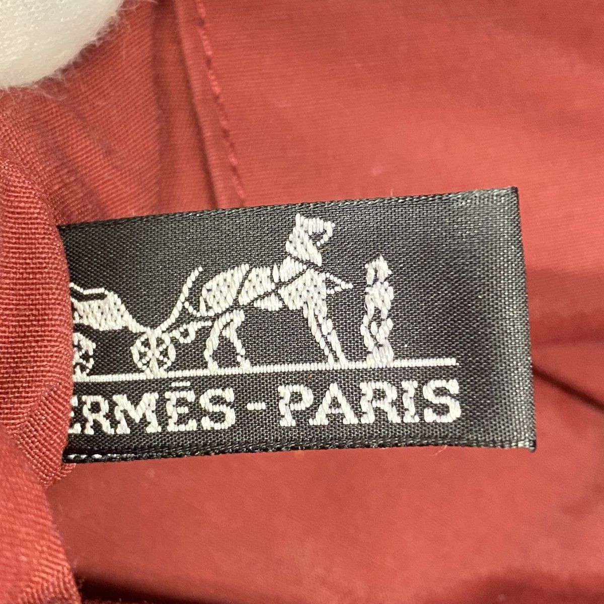 5oe4952-r】エルメス ポーチ ボリードポーチTGM キャンバス レッド